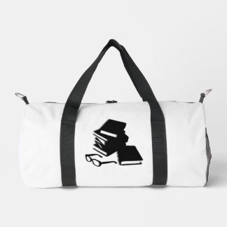 Books and Glasses Duffle Bag