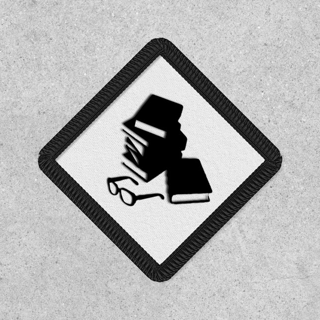 Books and Glasses Patch (Front)