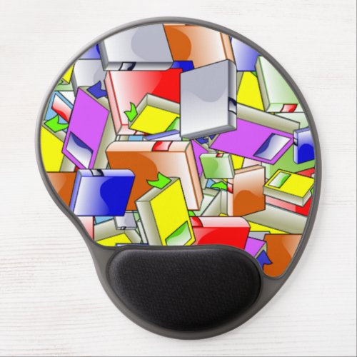 Books and More Books Gel Mouse Pad