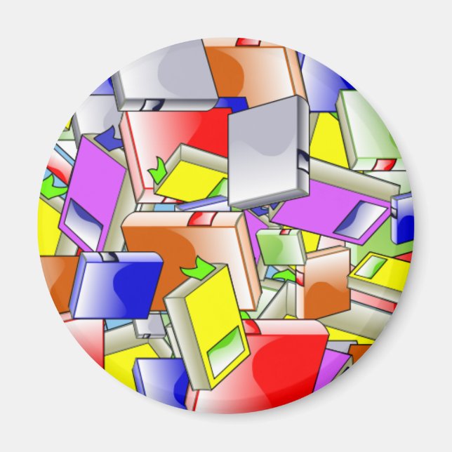 Books and more books magnet (Front)