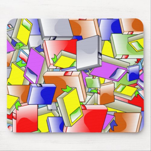 Books and More Books Mouse Pad