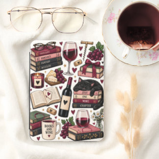 Books and Wine Collage Kindle Cover