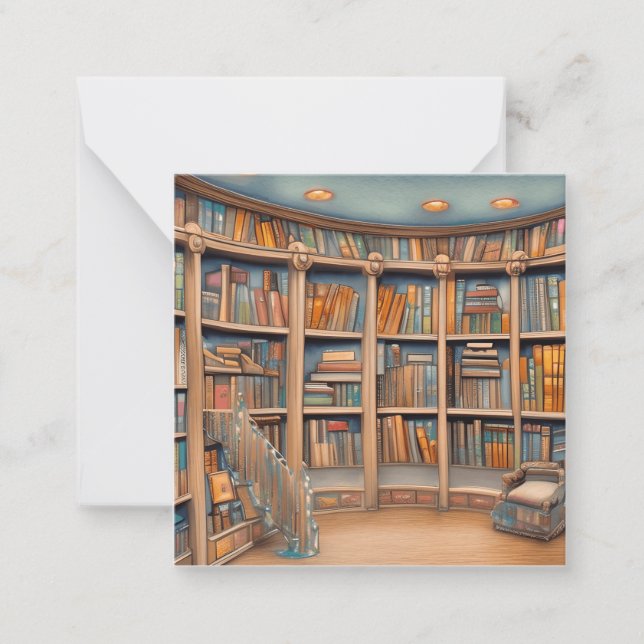 Books are a Source of Endless Wonder and Magic Note Card (Front)