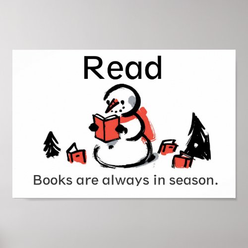 Books Are Always In Season Poster