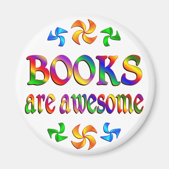Books are Awesome Magnet (Front)