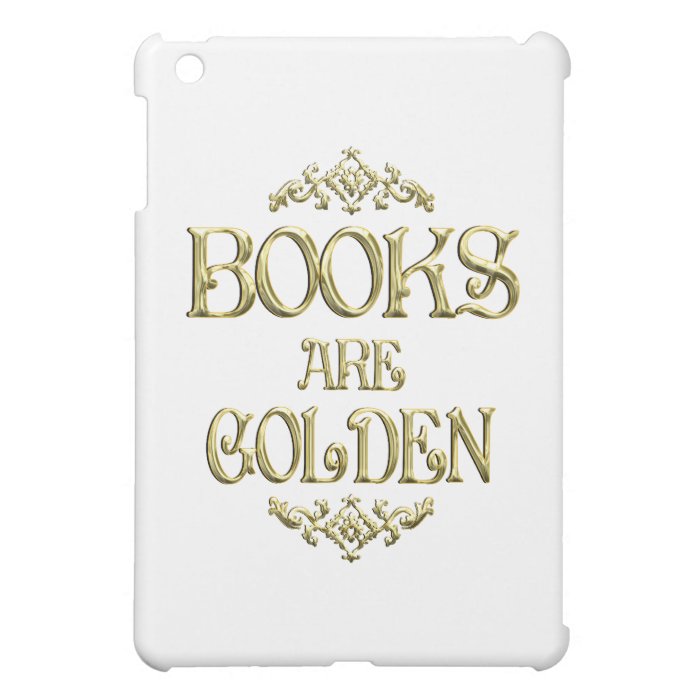 Books are Golden iPad Mini Covers