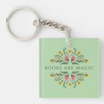 Books are Magic Green Bookish Notebook