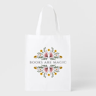 Books Are Magic Grocery Bag