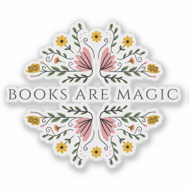 Books are Magic Sticker (Front)