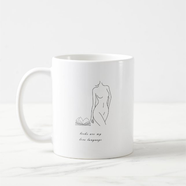 Books Are My Love Language | Mug for Book Lover (Left)