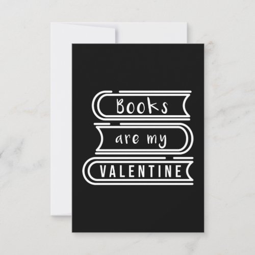 Books are my valentine thank you card
