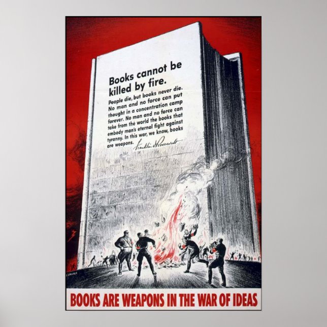 Books are Weapons Poster (Front)