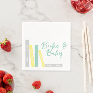 Books Baby Shower Napkins