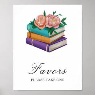 books bags bridal shower Favors  Poster