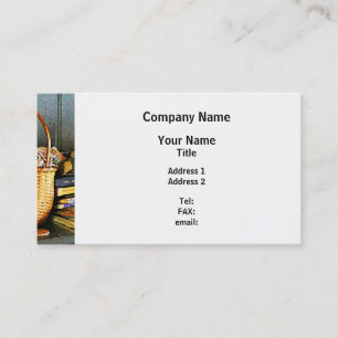 Books, Basket and Quills Business Card