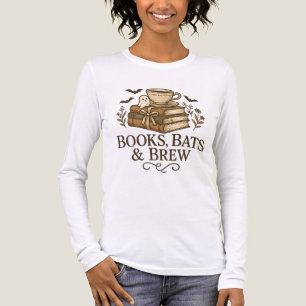 Books Bats Brew Cozy Autumn Reader Design Tri-Blend Shirt
