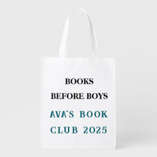 Books Before Boys Tote Bag – Funny Custom Reader