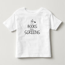 Books Before Screens Toddler T-Shirt