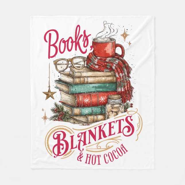 Books Blankets and Hot Cocoa  (Front)