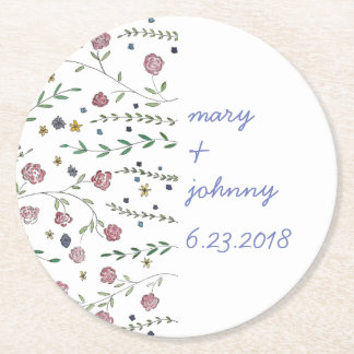 Books & Blossoms Coasters