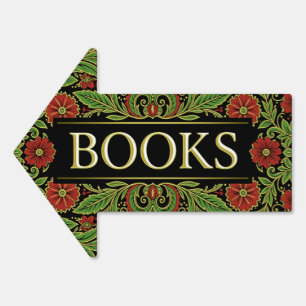 Books Book Lovers Library Sign