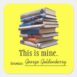 Books Bookplate or Ownership Sticker