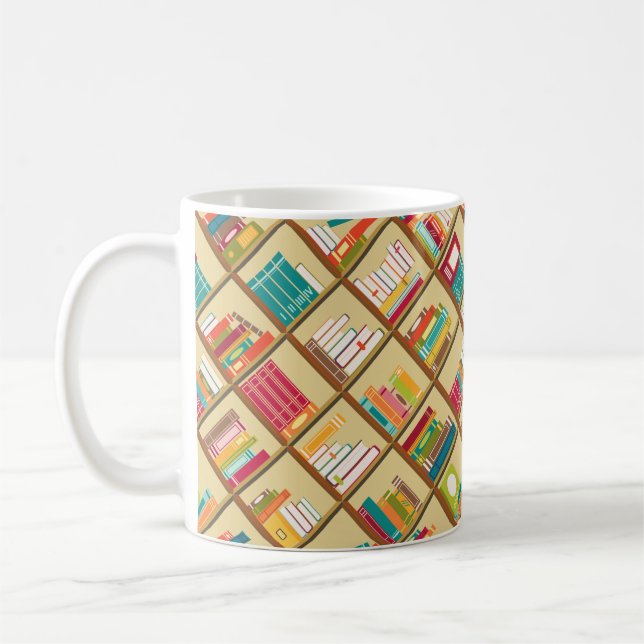 Books Books and Books Coffee Mug (Left)