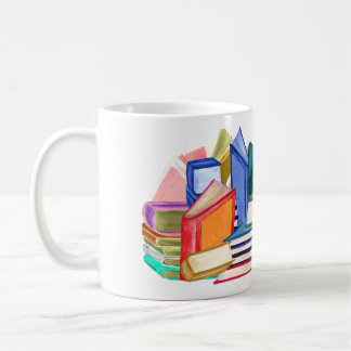 Books books and more books coffee mug