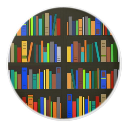 Books Bookshelves Design Ceramic Knob