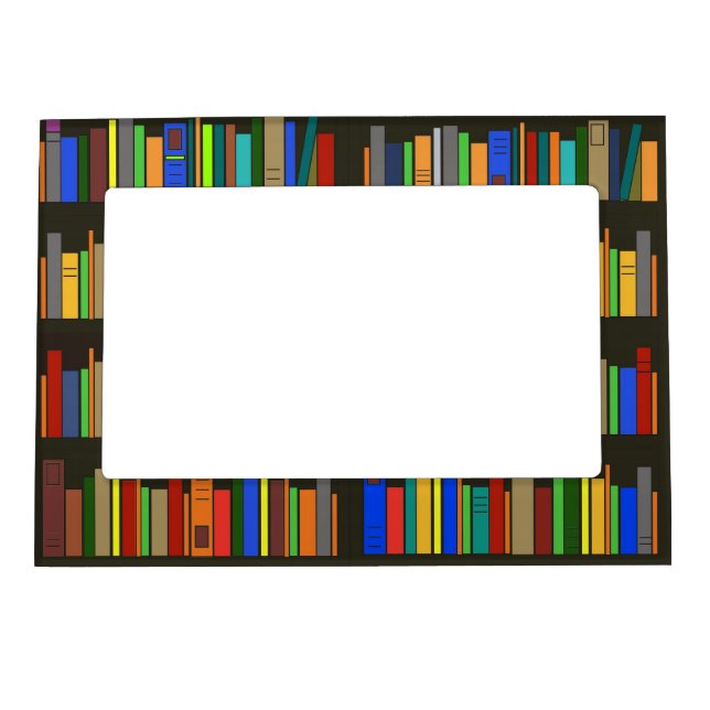 Books Bookshelves Design Magnetic Frame (Front)