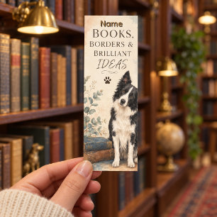 Books Borders and Brilliant Ideas Border Collie Bookmarks