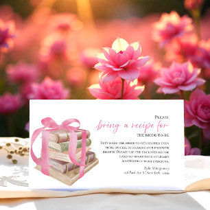 Books    Bridal Shower Recipe Request Card