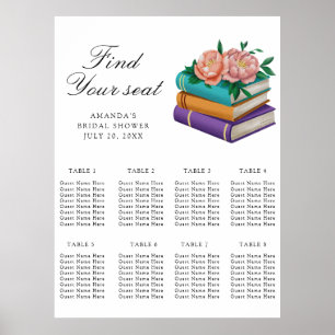Books Bridal shower Wedding seating chart