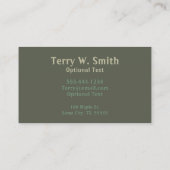 Books Business Card (Back)