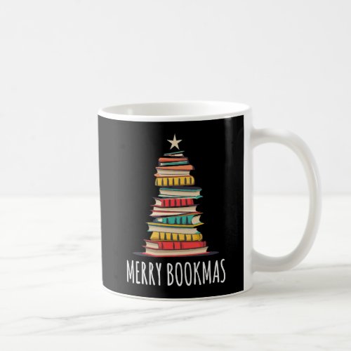 Books Christmas Tree Merry Bookmas Coffee Mug