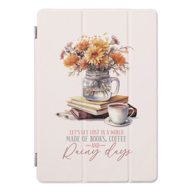 Books, Coffee and Rainy Days iPad Pro Cover (Front)