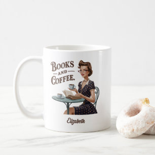 Books & Coffee Book Lover Quote Coffee Mug