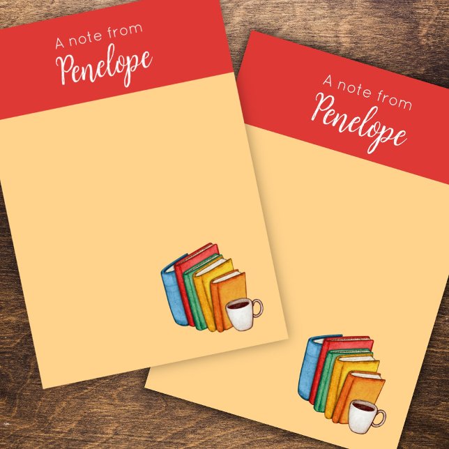 Books & Coffee Post-it Notes (Creator Uploaded)