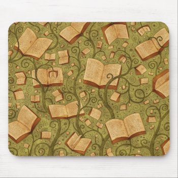 Books (color 3) Mouse Pad by vladstudio at Zazzle