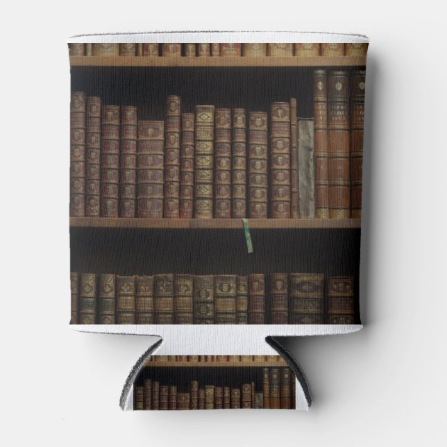 books covers bookcase old library can cooler (Front)