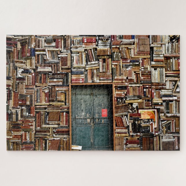Books, difficult jigsaw puzzle (Horizontal)