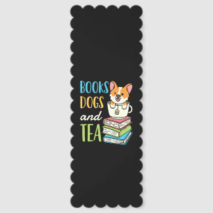 Books Dogs and Tea Bookmarks