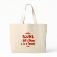 Books Dreams and Treasures bag
