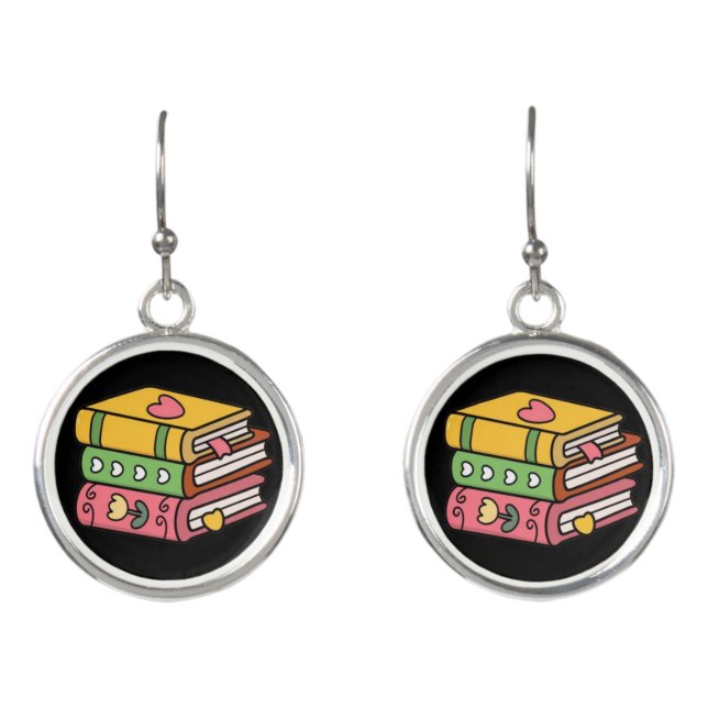 BOOKS earrings (Front)