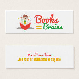 Books Equal Brains Bookmark