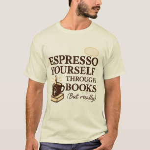 Books & Espresso Shirt – For Cozy Coffee Moments