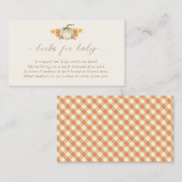 Books for Baby – Autumn Fall Baby Shower |