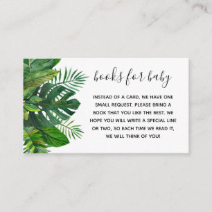 Books for Baby Baby Shower Invitation Insert