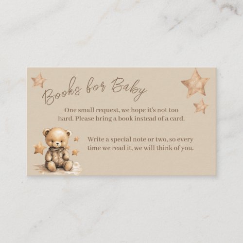 Books for Baby  Baby Shower Invite Card