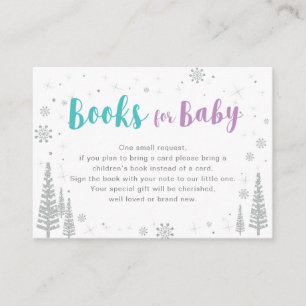 Books for Baby, Book Request, Baby Shower Activity Enclosure Card